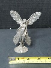 Vintage 1992 Fellowship Foundry Pewter Nude Fairy artist O'Hare Forest Woodland picture