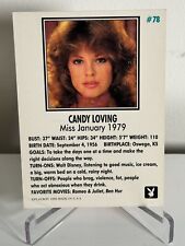 Candy Loving 2xPlayboy Cards Miss 1979 January #77,78 1993 Playboy Made In USA picture