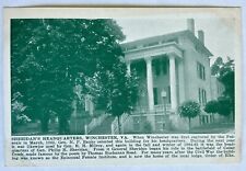 Sheridan's Headquarters. Winchester Virginia Postcard. VA picture