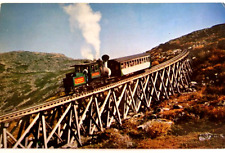 Mount Washington, NH The Famous Cog Railway, Mt. Washington Coos County Postcard picture