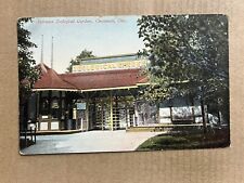 Postcard Cincinnati OH Ohio Zoo Zoological Gardens Entrance Vintage PC picture