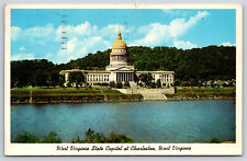 Charleston WV-West Virginia, West Virginia State Capitol, Vintage Postcard picture
