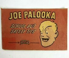 1950 Joe Palooka School Bus Safety Tips Convick Mn Motor Sales Co  Superior  picture