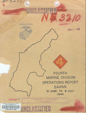 654 Page 4th Marine Division Operations Saipan June July 1944 Report on Data CD picture