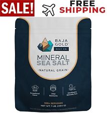 Baja Gold Mineral Sea Salt Natural Grain Crystals 1 Lb. Bag picture
