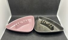 Two Vintage Melamine Gray & Pink Ashtrays Ges-line 361 U.S.A. picture