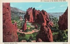 Postcard Panorama of the Garden of the Gods picture