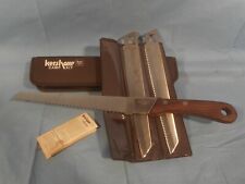 VTG camping Kershaw Camp Kit KAI Cutlery 3 Blades Knife Saw w/Zipper Case Japan picture