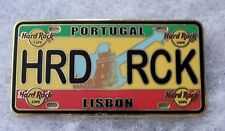 HARD ROCK CAFE LISBON PORTUGAL LICENSE PLATE SERIES PIN # 85468 picture