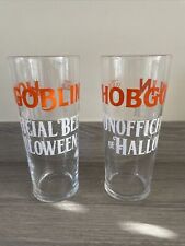 2x Hobgoblin - Pint Glass - Unofficial Beer Of Halloween - Pre-Loved picture