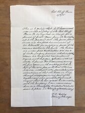 1905 HANDWRITTEN DOCUMENT 'RED BLUFF CLAIMS' LETTER OF RECOMMENDATION (F2P7) picture