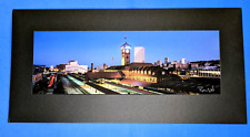 Portland Oregon UNION STATION Photo Art Matted Print 10x20 Made in Oregon picture