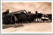 RPPC~Renfro Valley Kentucky~Old Mill Wheel Trading Post~Real Photo Postcard picture