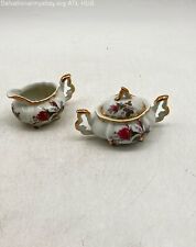 Vintage Napco China Sugar Bowl and Creamer w/Lid picture