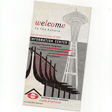 SEATTLE WORLD'S FAIR • WEEKLY WELCOME GUIDE • SAFECO INSURANCE • JUNE 24-30 1962 picture