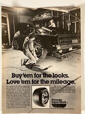 1978 Formula Super Stock Tires Print Ad '69 Mustang Fastback Shelby Cobra picture