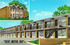 Vintage Kent Motor Inn Postcard Kent Ohio Bebout & Downs New picture