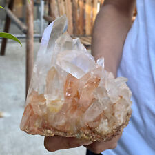 1.89LB   Natural white Crystal Himalayan quartz cluster mineralsls picture