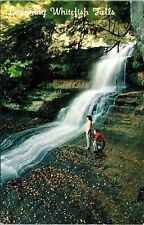 Laughing Whitefish Falls Alger County Mighigan Postcard PM Munising MI Cancel picture