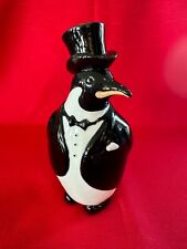 Vintage Enesco penguin figurine (1985) with Top Hat and Tuxedo - Great Condition picture