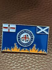 Boyne Square Bonfire Forum 11th July  Orange Order Rare Loyalist Pin Badge picture