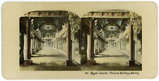 c1890's Colorized Stereoview Card Royal Castle, Picture Gallery Berlin picture