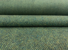 3.75 yd Maharam Beck Botanist Green & Blue Woven Wool Upholstery Fabric EC picture