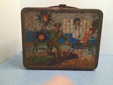 Vintage 1967 GI Joe Metal Lunch Box NO Thermos picture