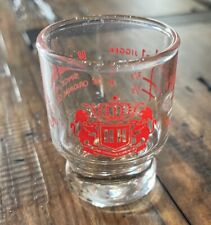 Vintage Holland House Cocktail Mix Measuring Jigger Advertising Shot Glass picture