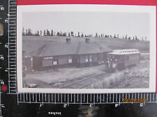 MIDLAND TERMINAL RAILROAD STATION RPPC PRINTED PHOTO AT DIVIDE COLORADO 1940'S picture