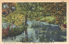 c1940s Greetings From Silver Creek Linen NY P403 picture