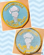 Rare Yellowstone National Park Wyoming Old Faithful Geyser 3” Souvenir Patch picture