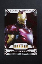 2021 Upper Deck Marvel Studios Black Diamond Red #1 Iron Man Card #/35 MCU picture