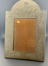 Early 1900s Turn of the Century Bronze Small Picture Frame picture
