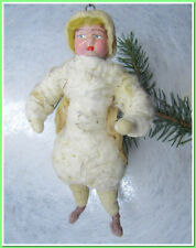 🎄Vintage antique Christmas German spun cotton ornament figure #811238 picture