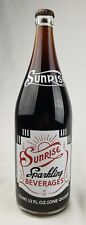 Rare Vintage Sunrise Sparkling Beverages ACL Soda Pop Bottle Rochester NY NOS picture