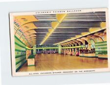 Postcard Coloramic Rainbow Ballroom Excursion Steamer President picture