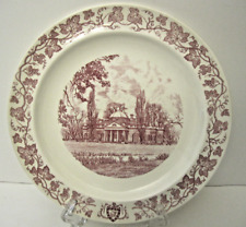 Wedgwood MONTICELLO Home of Thomas Jefferson  West Front Collector Plate 10