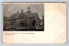 Newark Valley NY-New York, High School Building Vintage Souvenir Postcard picture