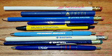 Nine Obsolete Vintage Airline pens and pencils (USAir, Eastern/Piedmont/Delta) picture
