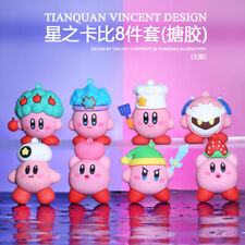 Cartoon Kirby & The Amazing Mirror 3D Figure Toys Display Toy Gift 8PCS a Set picture