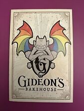 DISNEY June 2021 GIDEON’s Bakehouse Pride Menu Card RARE RETIRED picture