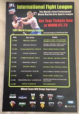 International Fight League 2007 Print Ad promo art Mixed Martial Arts IFL comp. picture