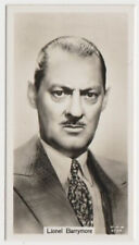 Lionel Barrymore vintage 1934 John Sinclair Film Stars Tobacco Card #29 picture