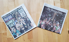 Boston Celtics Boston Globe and Herald Combo Championship Newspapers 6-18-24 picture