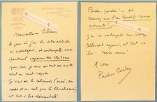 ● L.A.S Pauline CARDBOARD actress - Eliane - St James / Albany hotels - letter picture