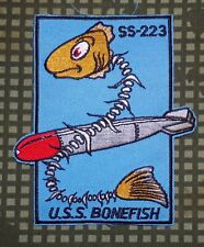US Navy USS Bonefish SS 223 Submarine Embroidered Full Color Patch picture