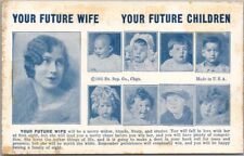 1935 Romance Fortune Exhibit Card 