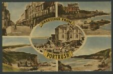 1956 Postcard Greetings From PORTRUSH Arcadia Main Street Caves & White Rocks  picture