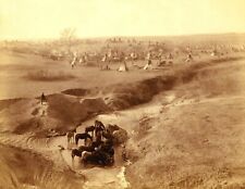 1891-Villa of Brule-Great Hostile Indian Camp-River Brule-Pine Ridge SD-Lakota picture